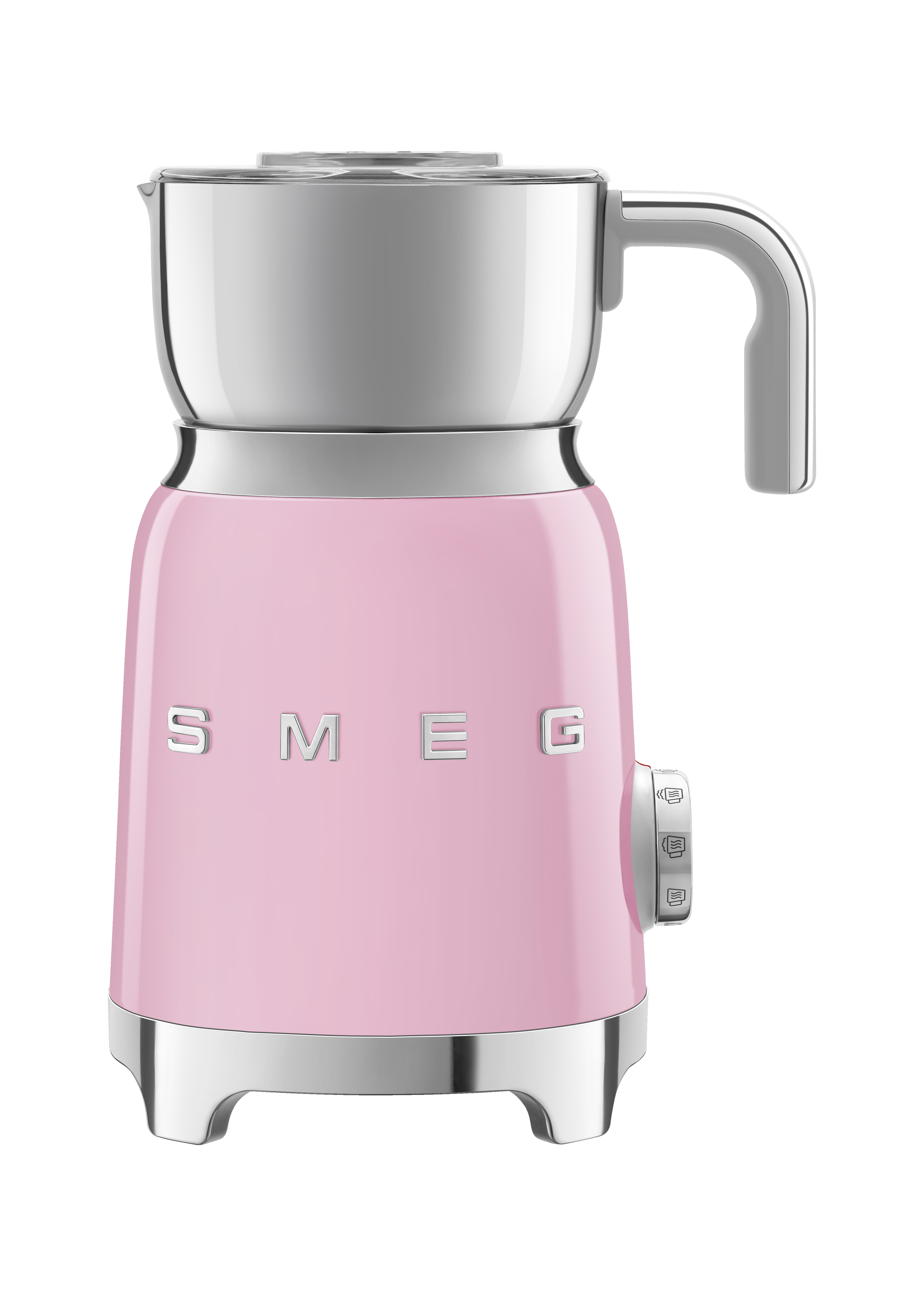 smeg Milchschäumer rosa pink